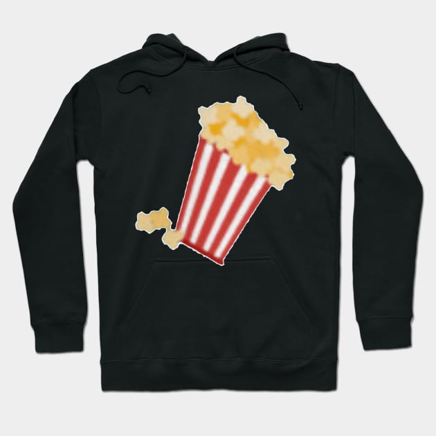 Pop Corn pattern Hoodie by Uwaki